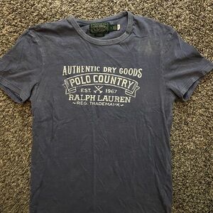 Ralph Lauren Men's Polo Country Tee in Blue